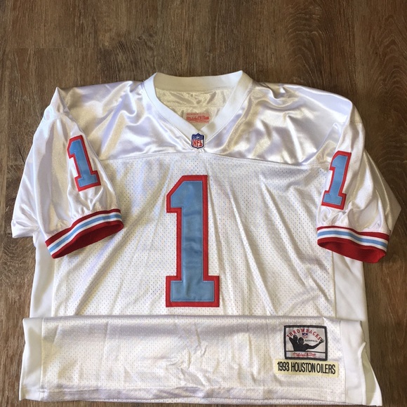 houston oilers jersey mitchell and ness